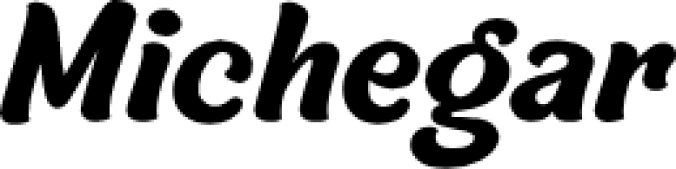 Michegar Font Preview