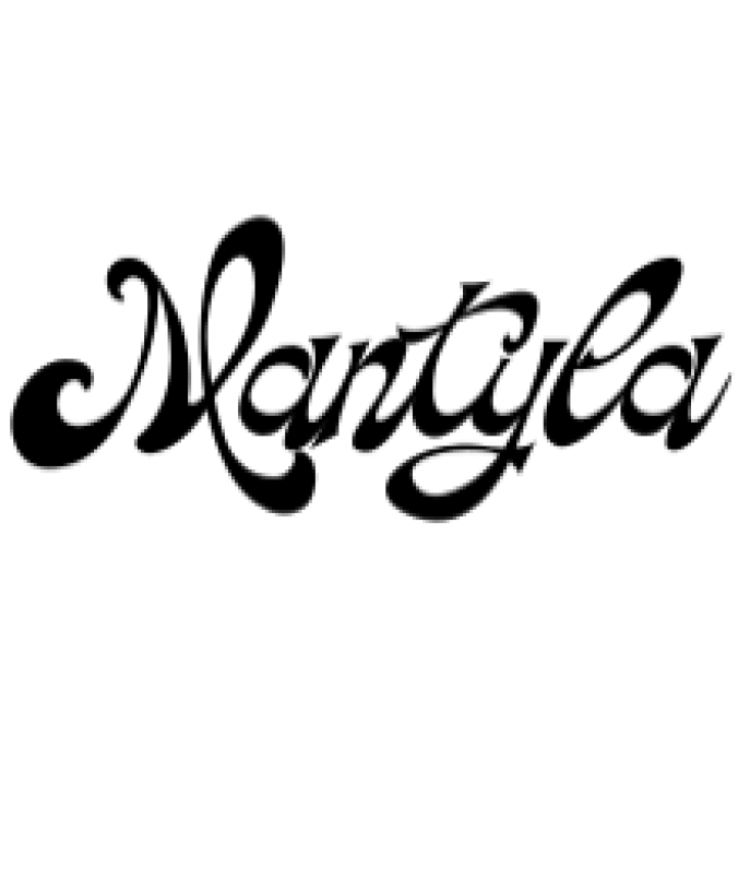 Mantyla Font Preview
