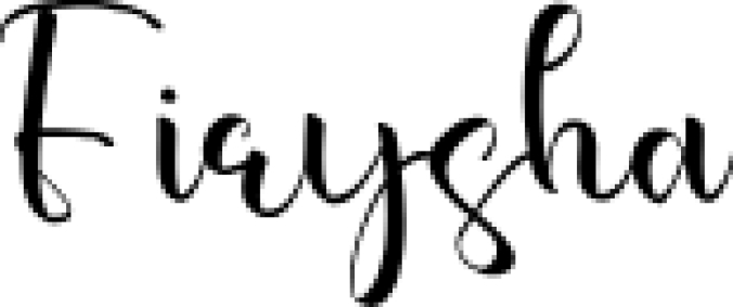 Firysha Font Preview