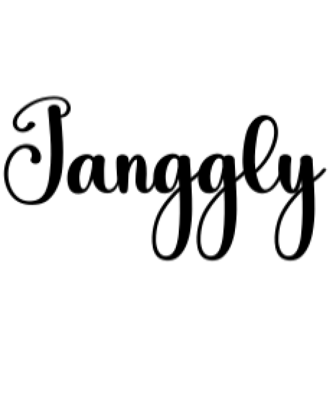 Janggly Font Preview