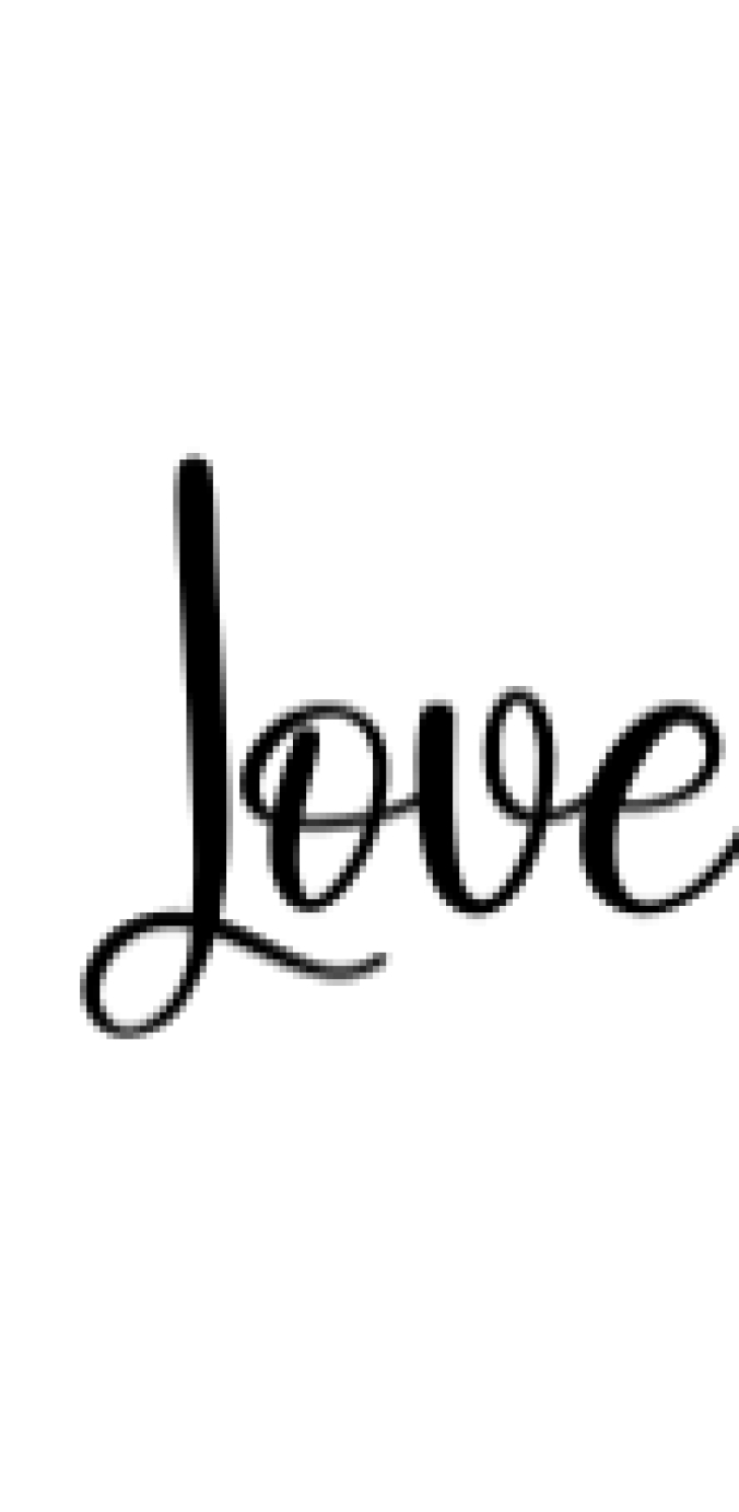 Love Font Preview