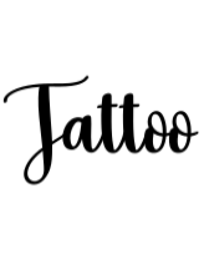 Tattoo Font Preview