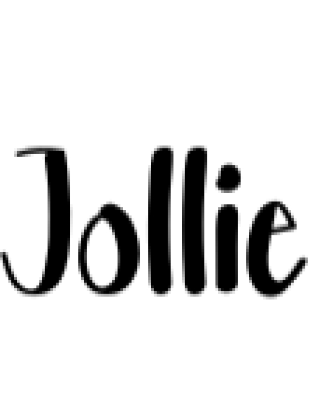 Jollie Font Preview