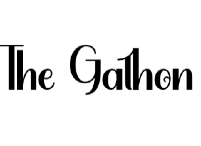 The Gathon Font Preview