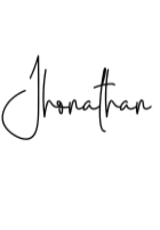 Jhonathan Font Preview