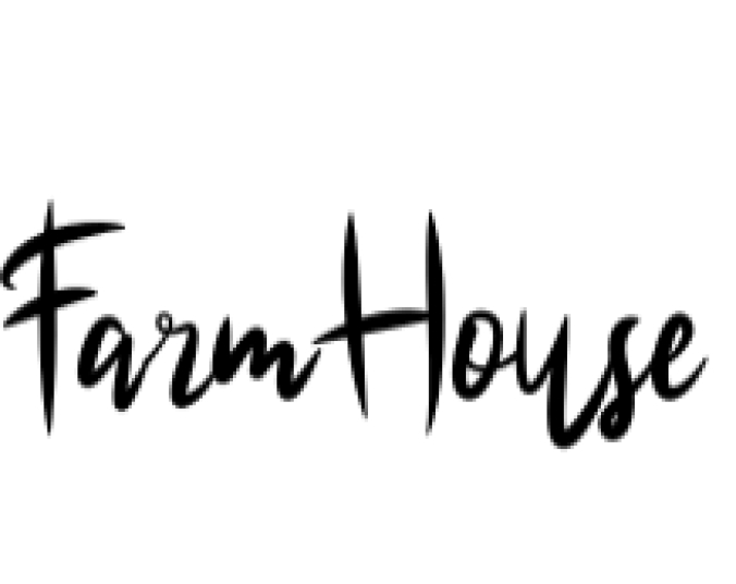 Farm House Font Preview