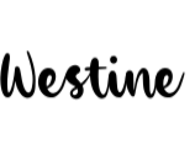 Westine Font Preview