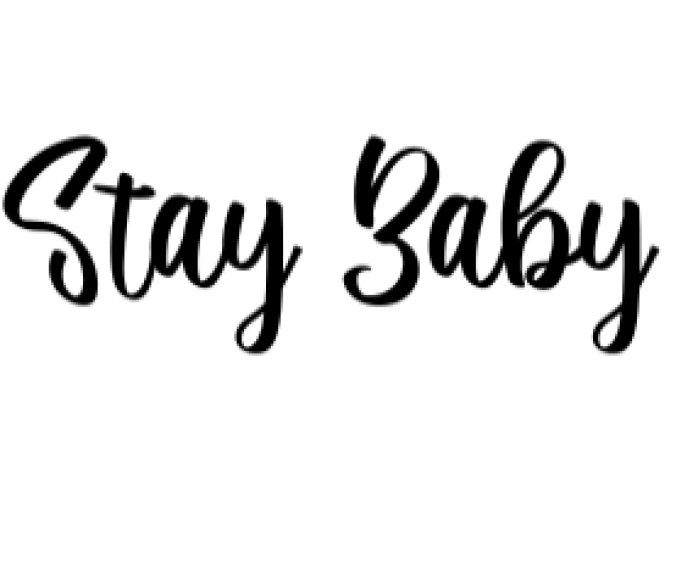 Stay Baby Font Preview