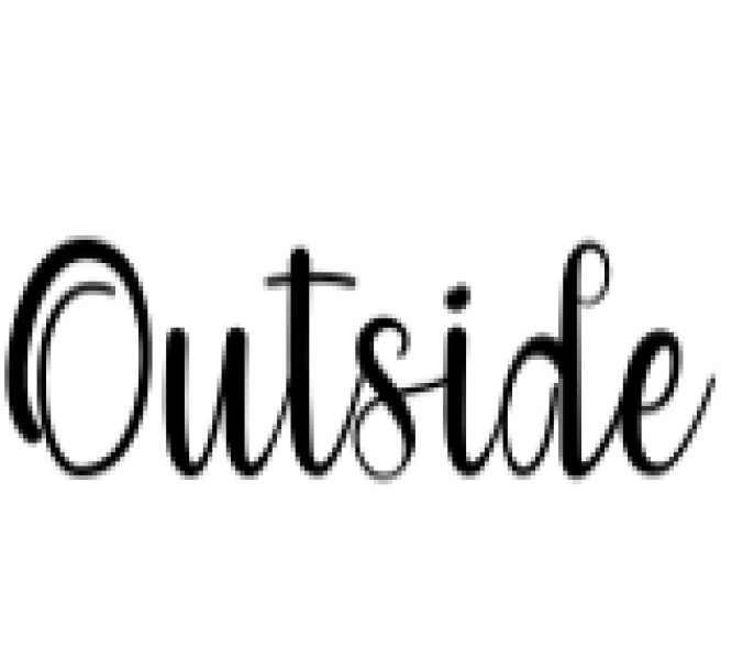 Outside Font Preview