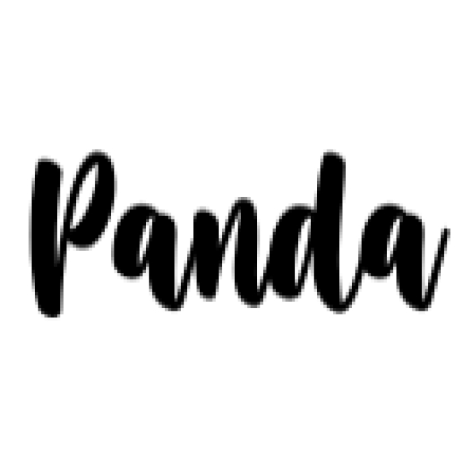 Panda Font Preview