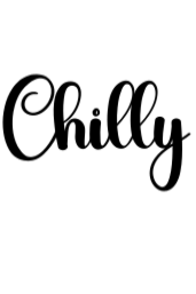 Chilly Font Preview
