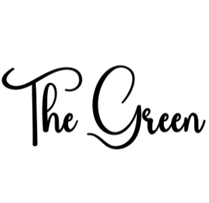 The Green Font Preview