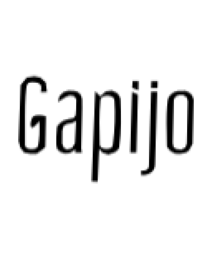 Gapijo Font Preview