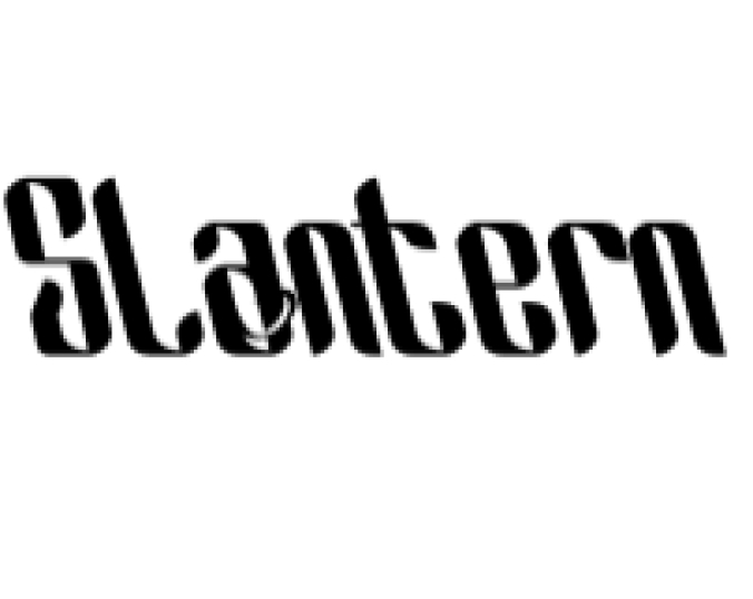Slatern Font Preview
