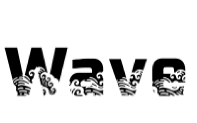 Wave Font Preview
