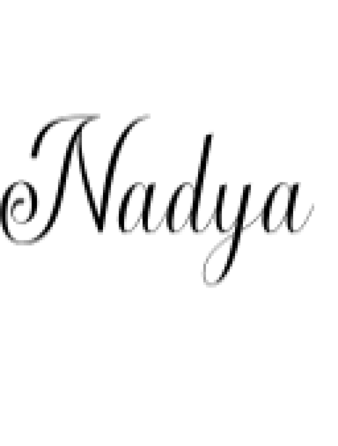 Nadya Font Preview