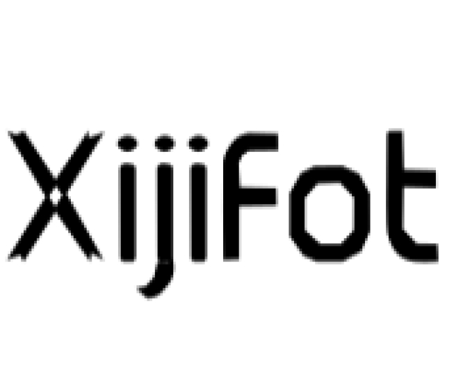 Xijifot Font Preview