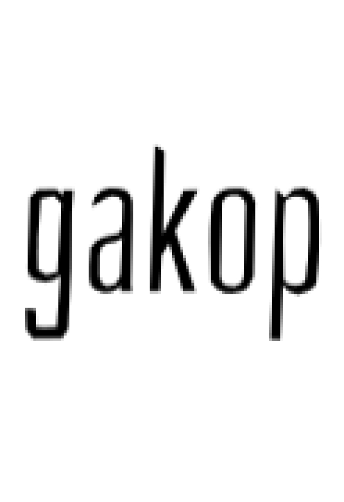 Gakop Font Preview