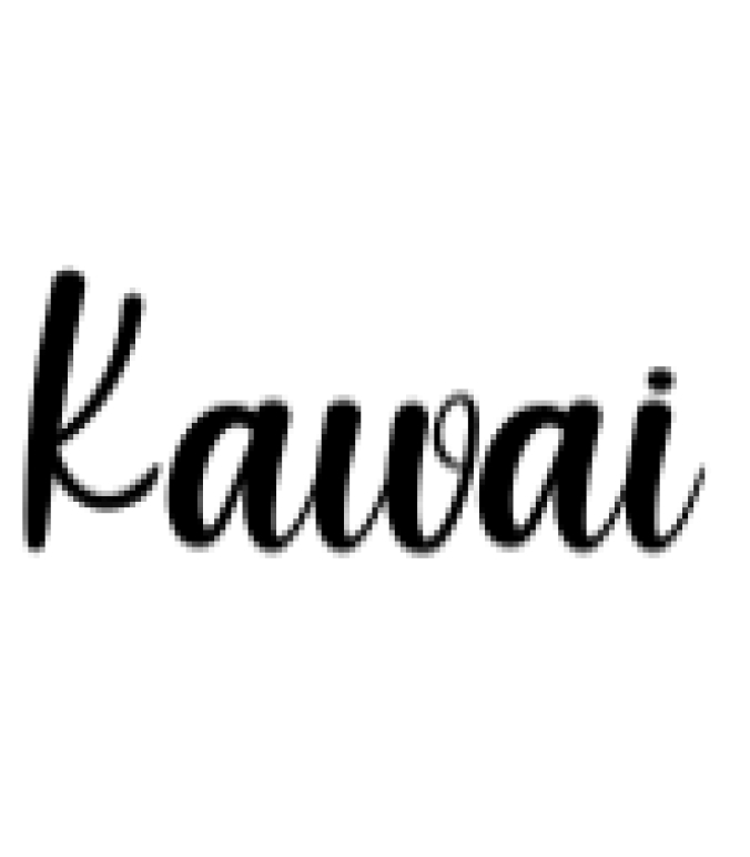 Kawai Font Preview