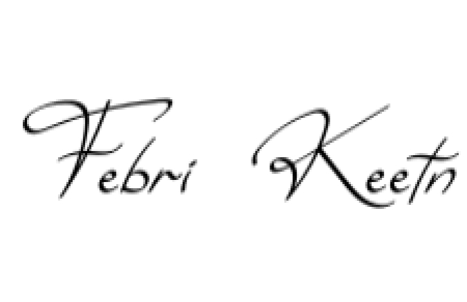 Febri Keetn Font Preview