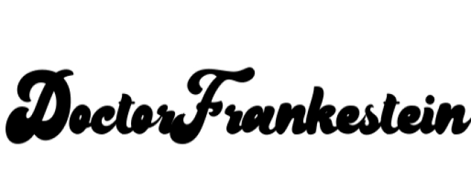 Doctor Frankestein Font Preview