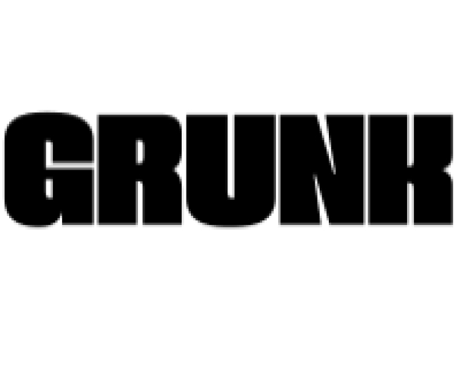 Grunk Font Preview