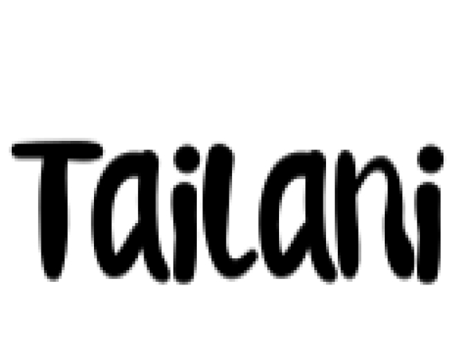 Tailani Font Preview