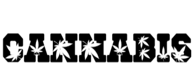 Cannabis Font Preview