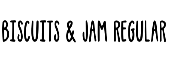 Biscuits  Jam Font Preview