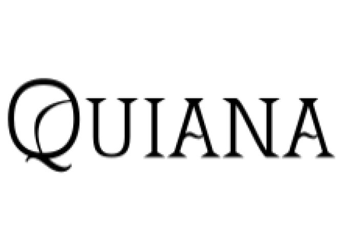 Quiana Font Preview