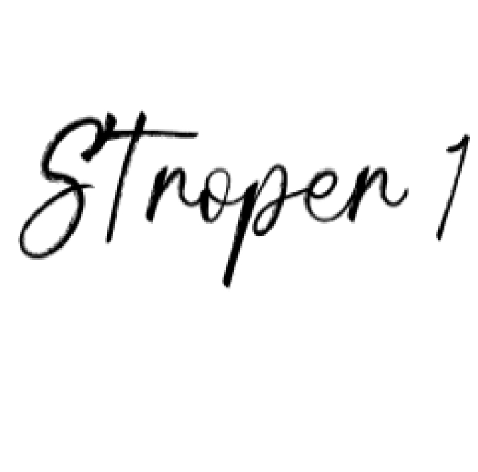 Stroper Font Preview