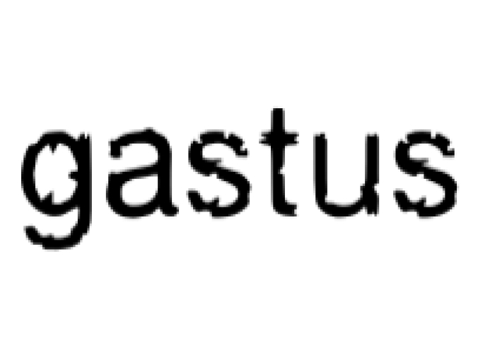 Gastus Font Preview