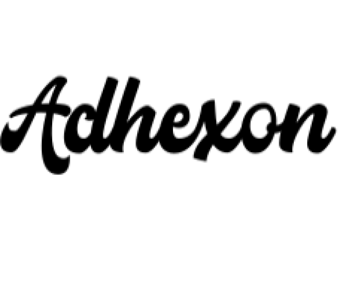 Adhexon Font Preview