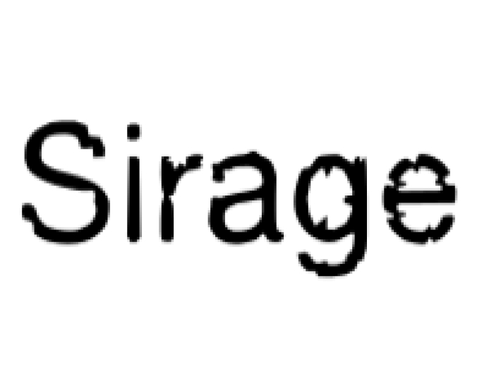 Sirage Font Preview