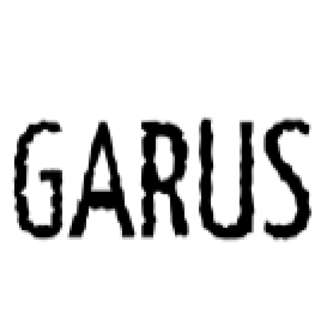 Garus Font Preview