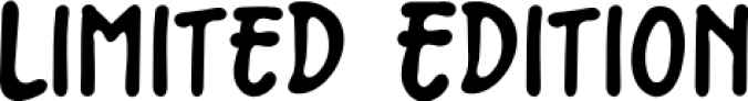 Limited Editi Font Preview