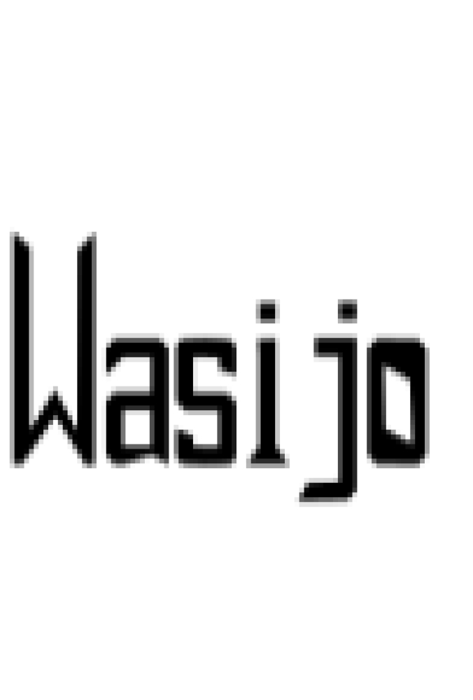 Wasijo Font Preview