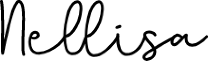 Nellisa Font Preview