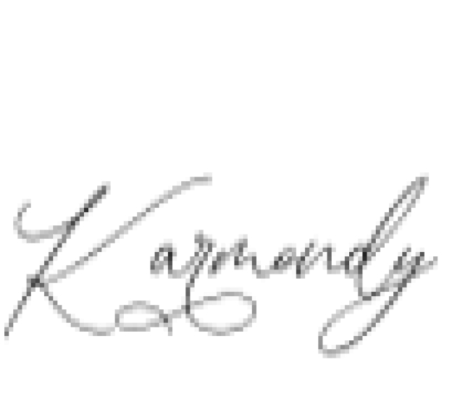 Karmondy Font Preview