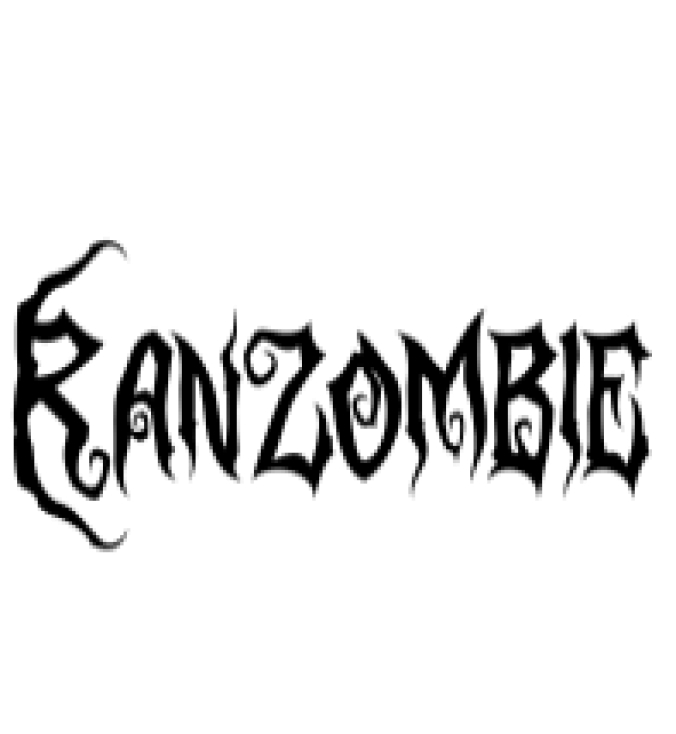 Ranzombie Font Preview
