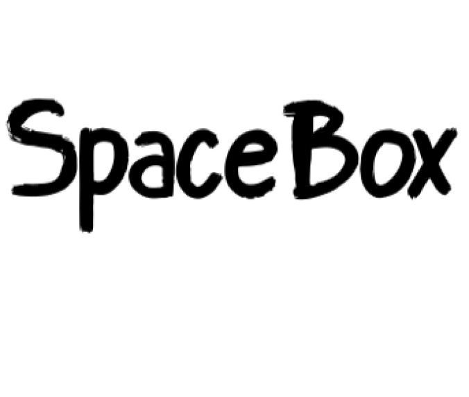 Space Box Font Preview