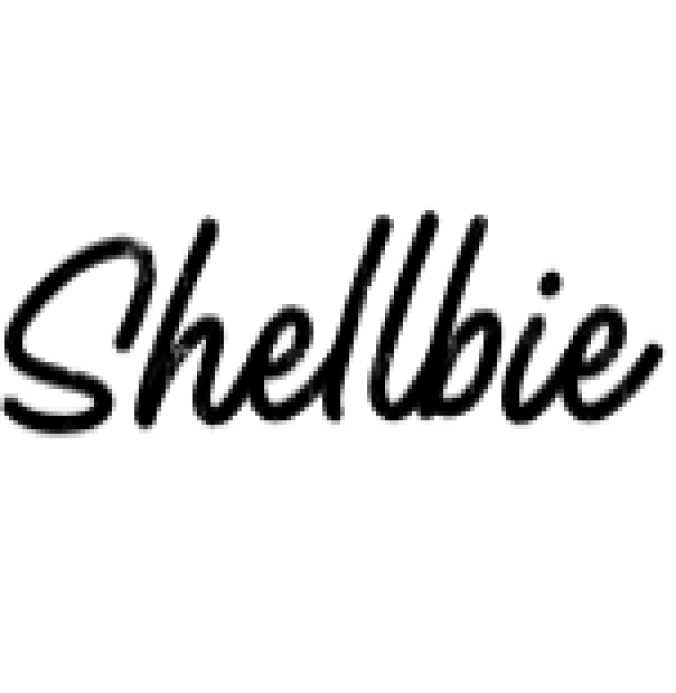 Shellbie Font Preview