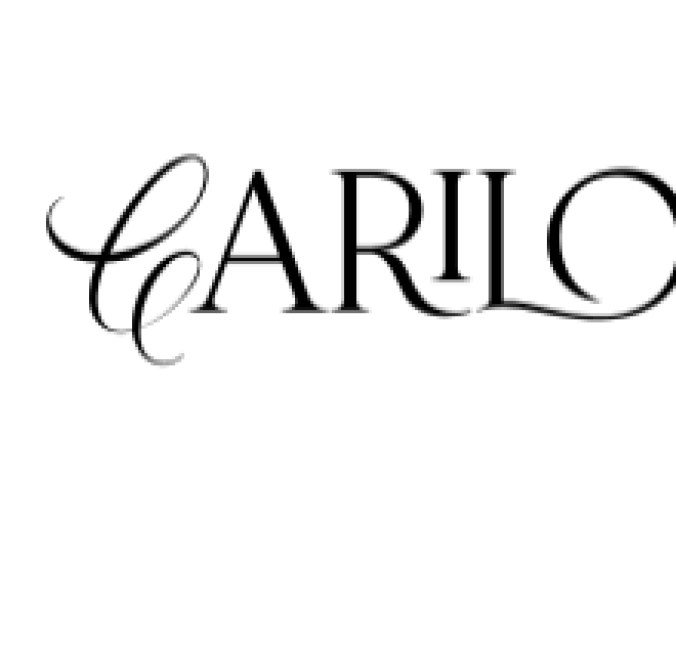 Carilo Font Preview