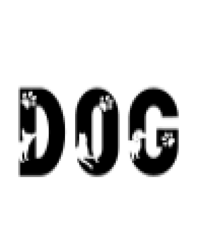 Dog Font Preview