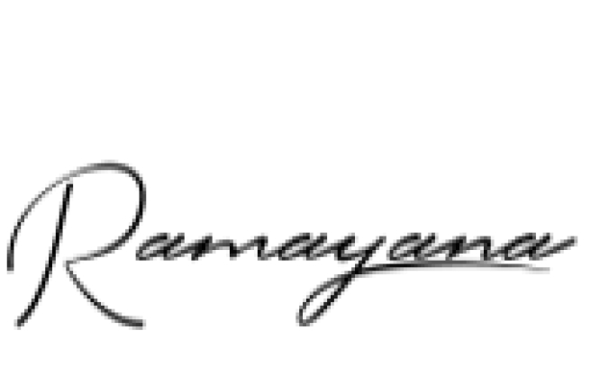 Ramayana Font Preview