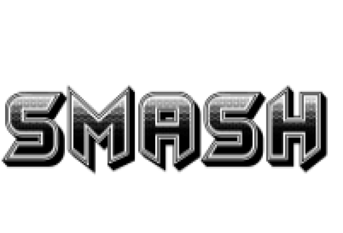 Smash Font Preview