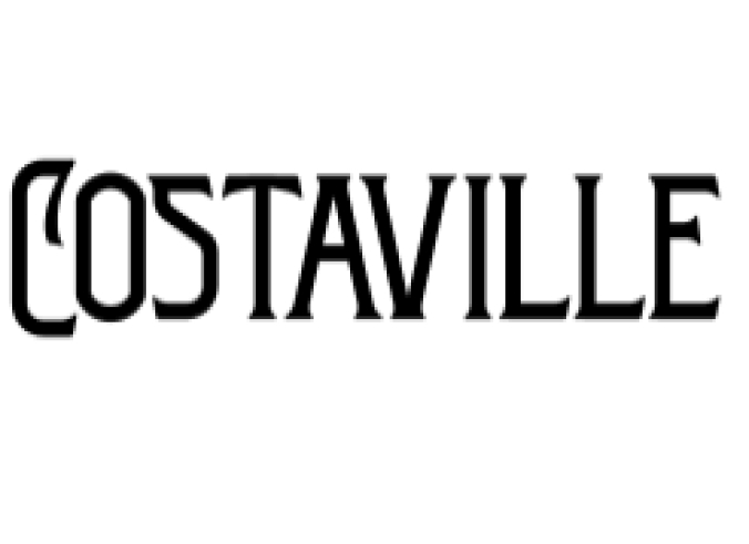 Costaville Font Preview