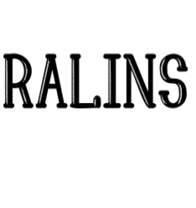 Ralins Duo Font Preview