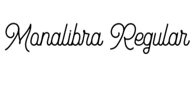 Monalibra Font Preview