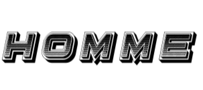 Homme Font Preview
